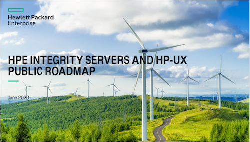 Roadmap actualisée des serveurs HPE Integrity